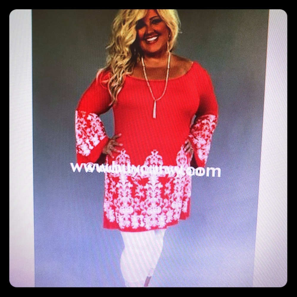 Bell sleeve tunic